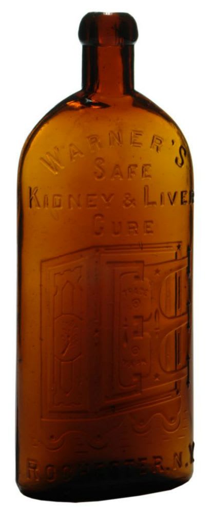 Warner's Kidney Cure Rochester Antique Bottle