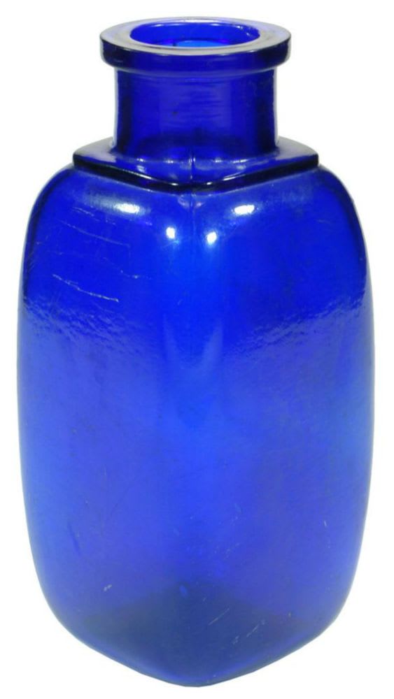 Cobalt Blue Large Glass Jar