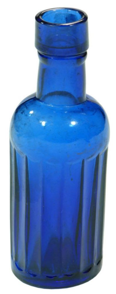 Poison Cobalt Blue Antique Bottle