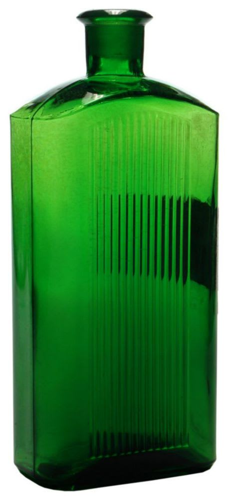 Phenol Green Glass Poison Bottle