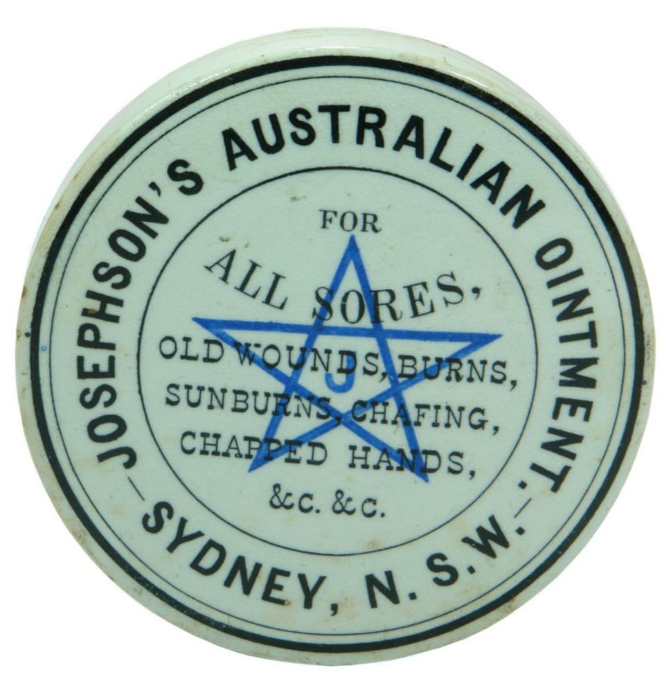 Josephson's Australian Ointment Sydney Blue Star Lid