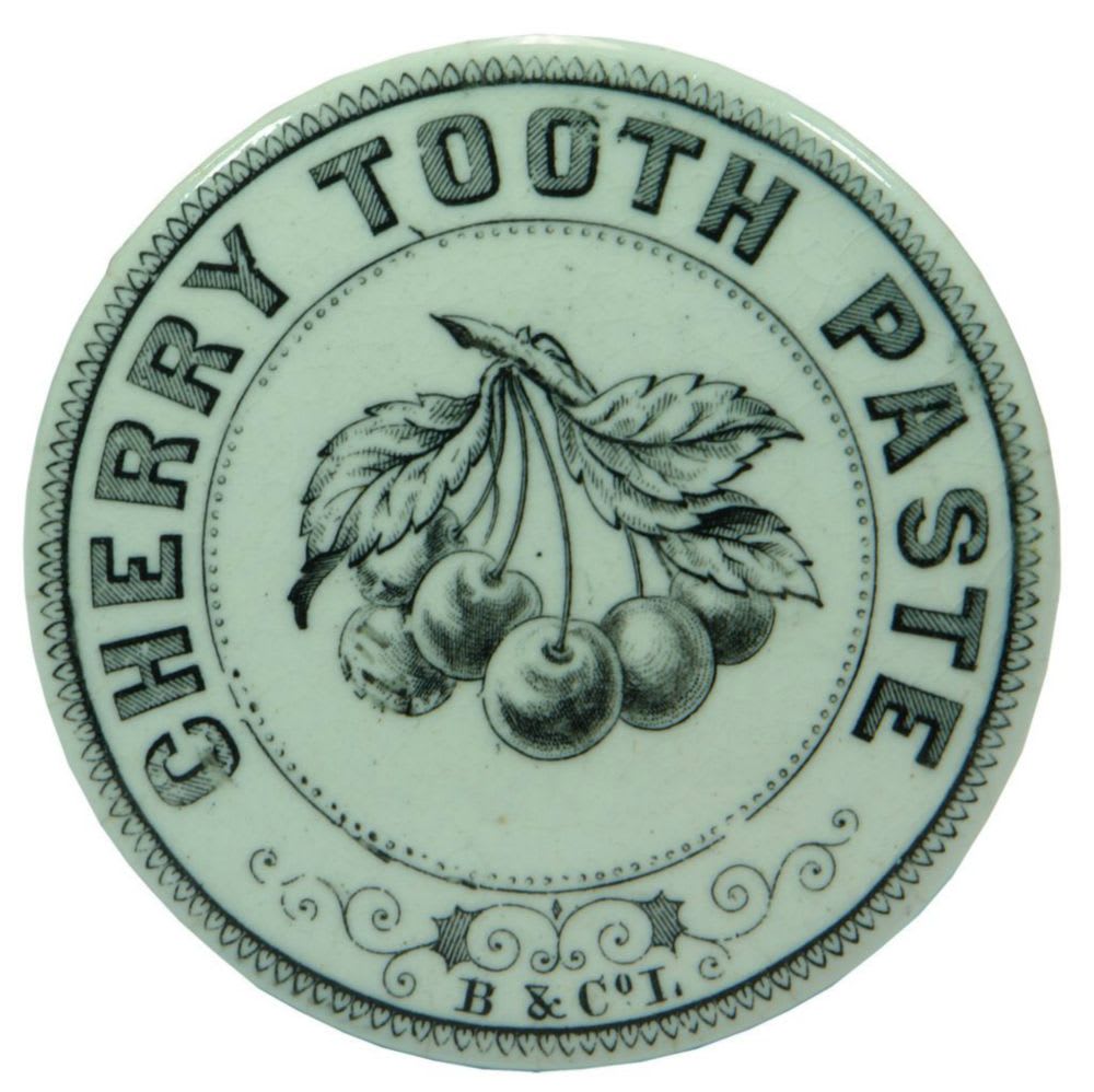 Cherry Tooth Paste Cherries Pot Lid
