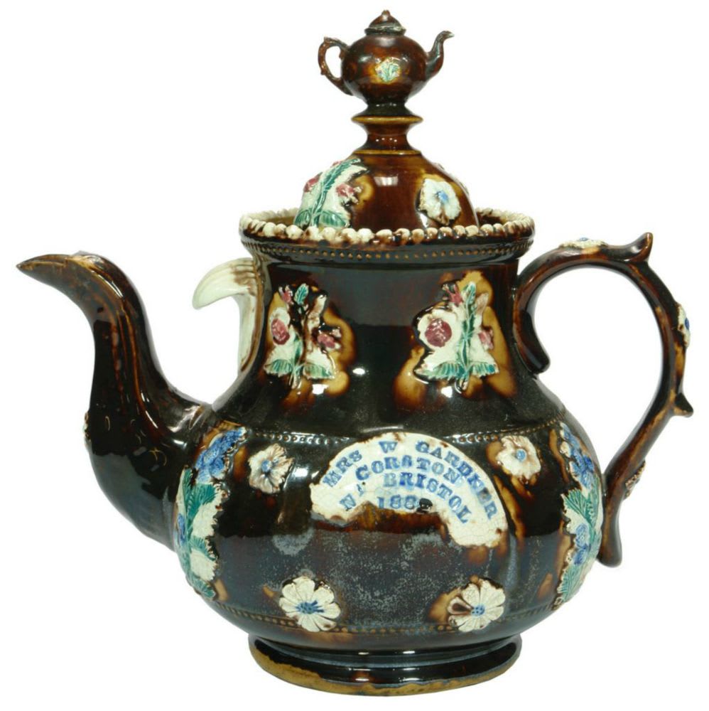 Gardner Corston Bristol bargeware Teapot