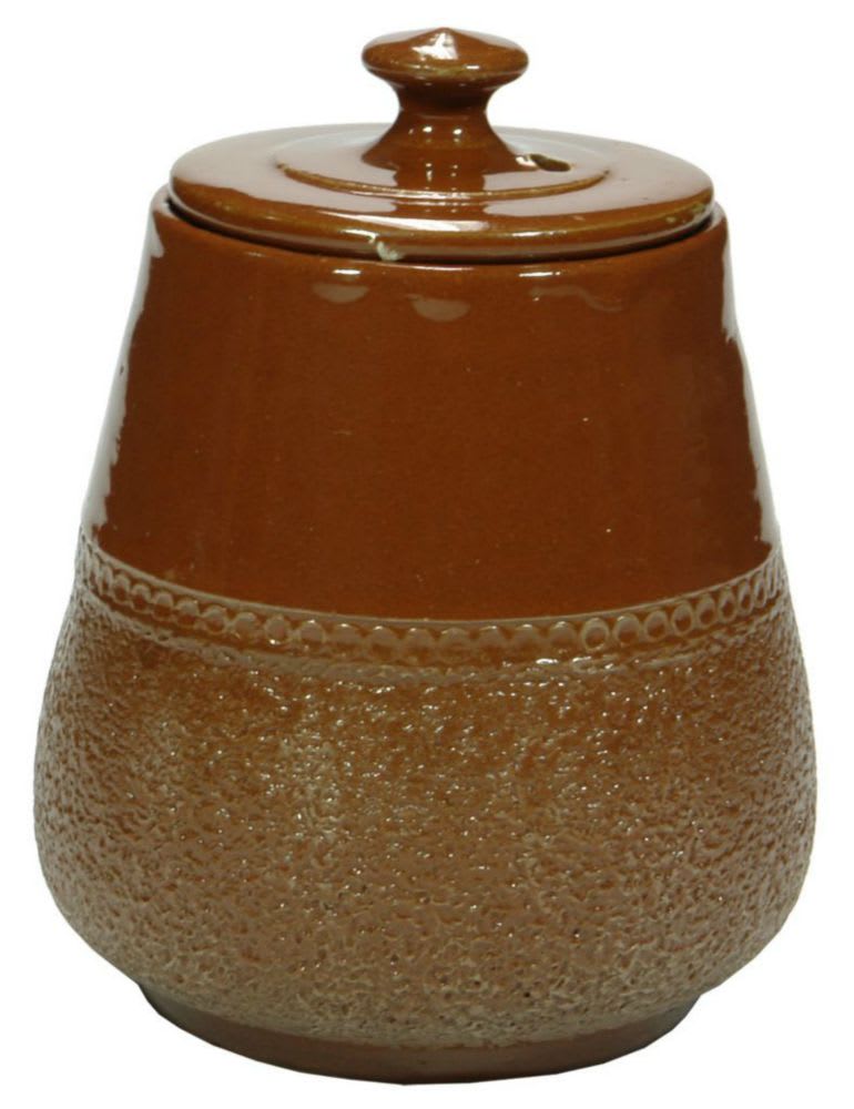 Langley Ware Sugar Bowl Bendigo Pottery