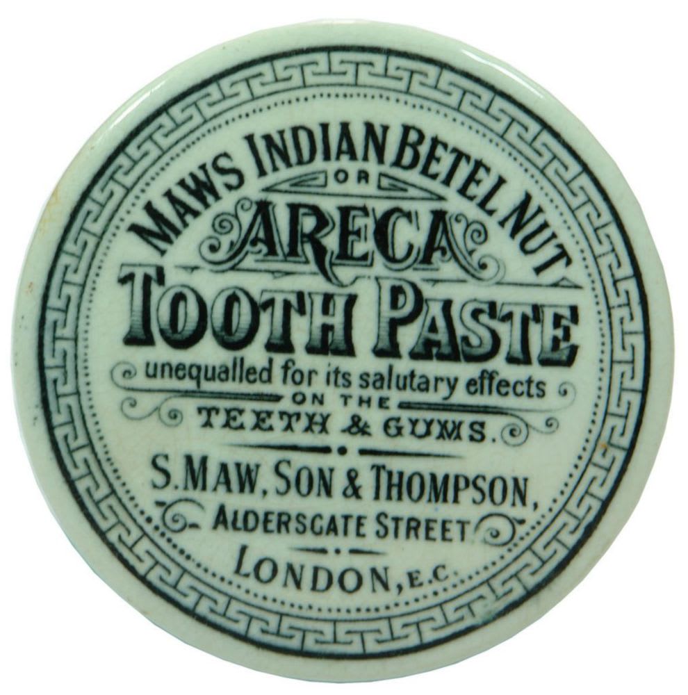 Maws Indian Betel Nut Tooth Paste Pot Lid