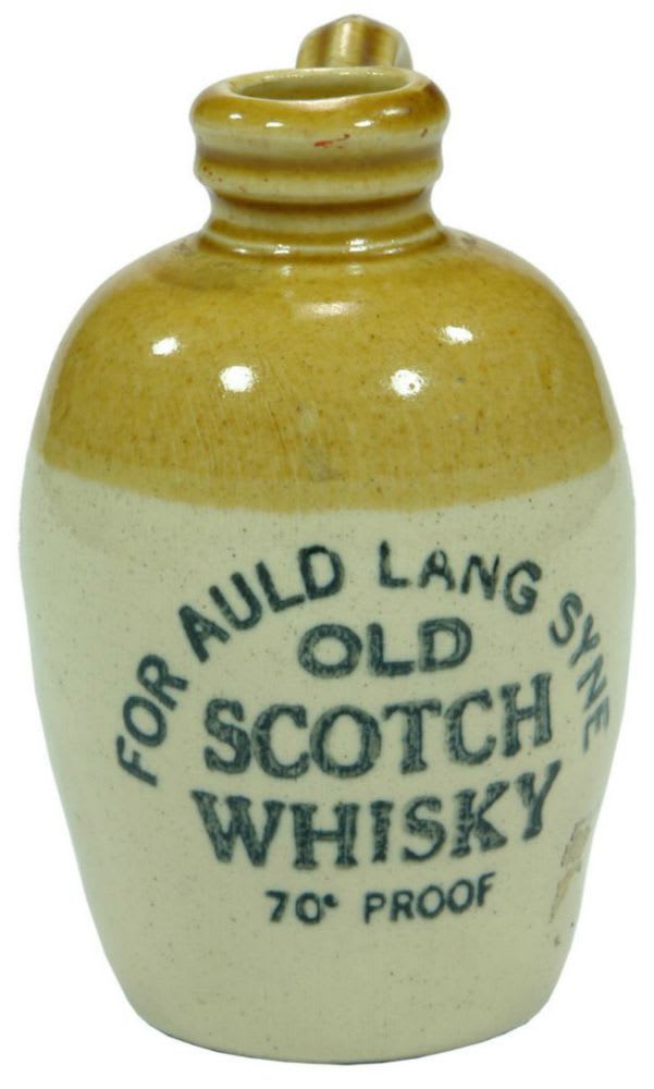 Russell's Edinburgh Scotch Whisky Stoneware Sample