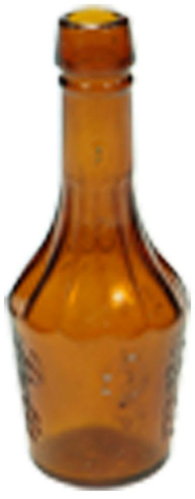 Rotti Amber Glass Bottle