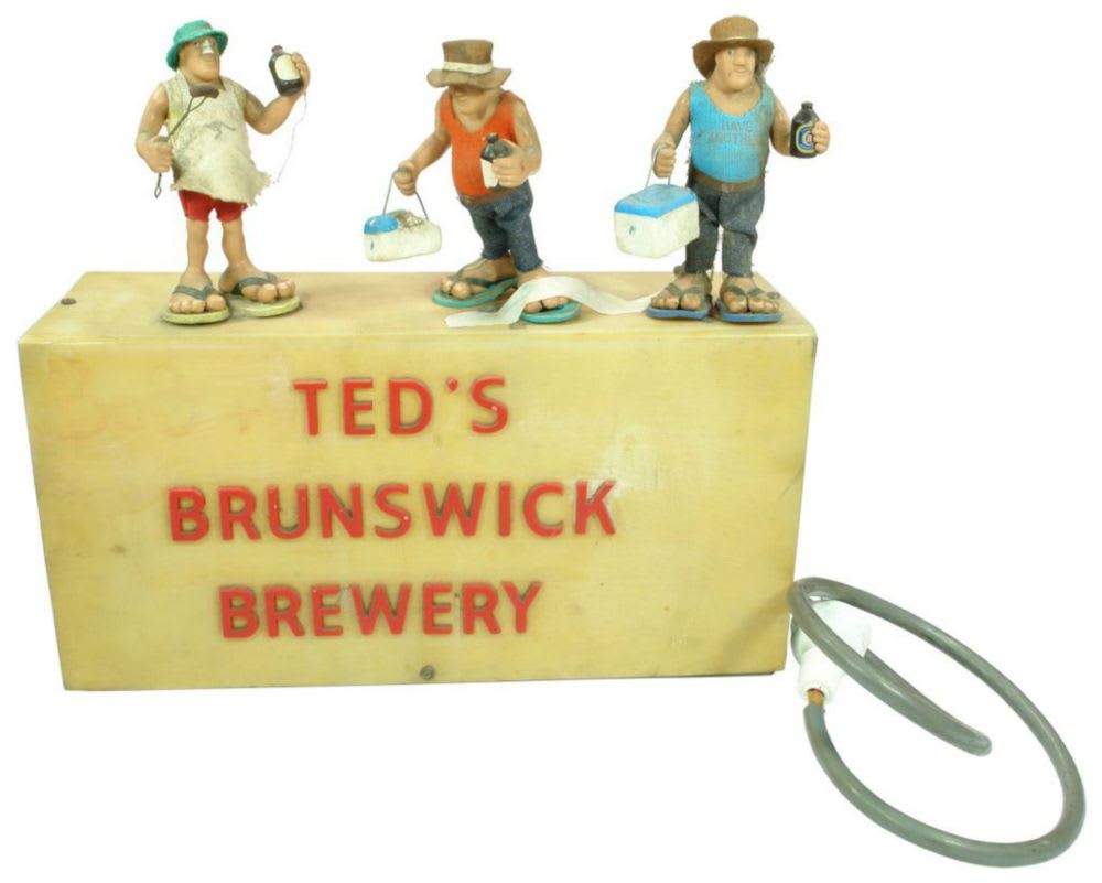 Ted's Brunswick Brewery Vintage Sign