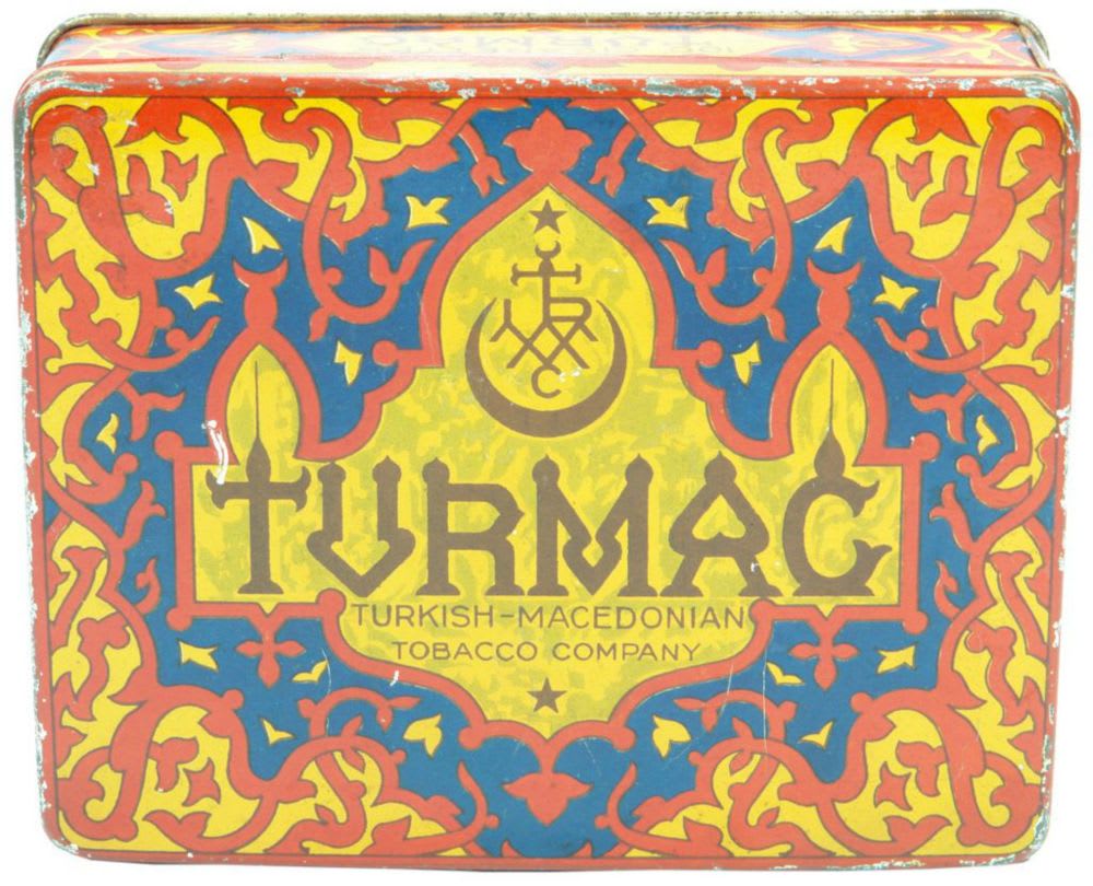 TURMAC Turkish Macedonian Tobacco Company Tin