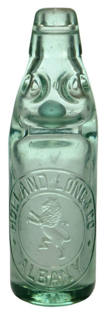 Holland Long Albany Rampant Lion Codd Bottle