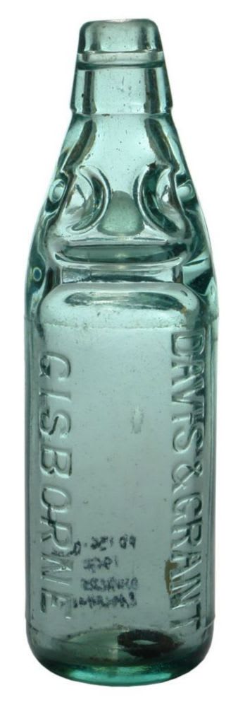 Davis Grant Gisborne Codd Bottle