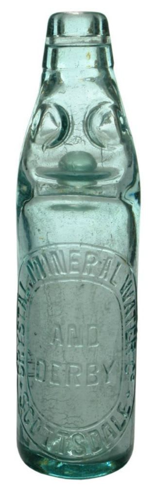 Crystal Mineral Water Scottsdale Codd Bottle