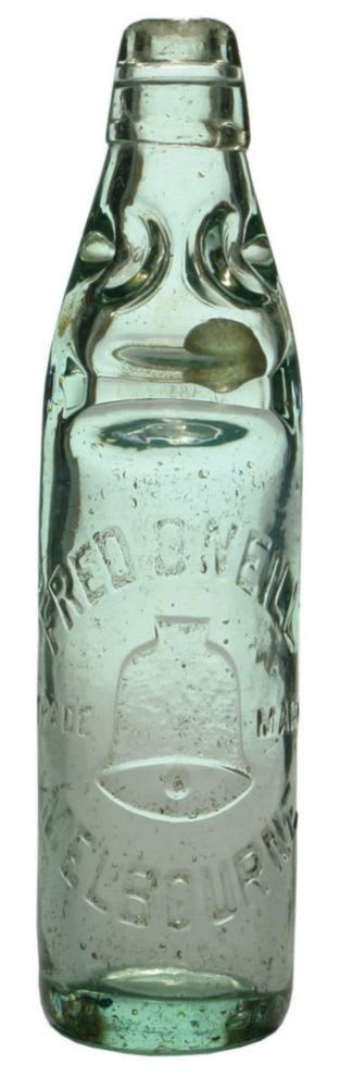 Fred O'Neill Melbourne Codd Bottle