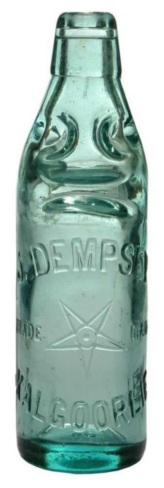 Dempsey Kalgoorlie Star Codd Bottle