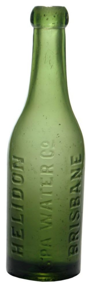 Helidon Spa Water Brisbane Green Bottle