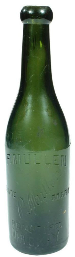 Mullen Mackay Green Blob Top Bottle