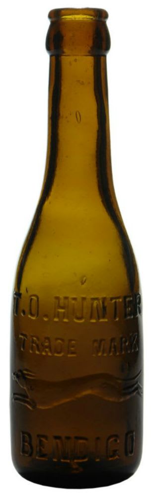Hunter Bendigo Amber Crown Seal Bottle