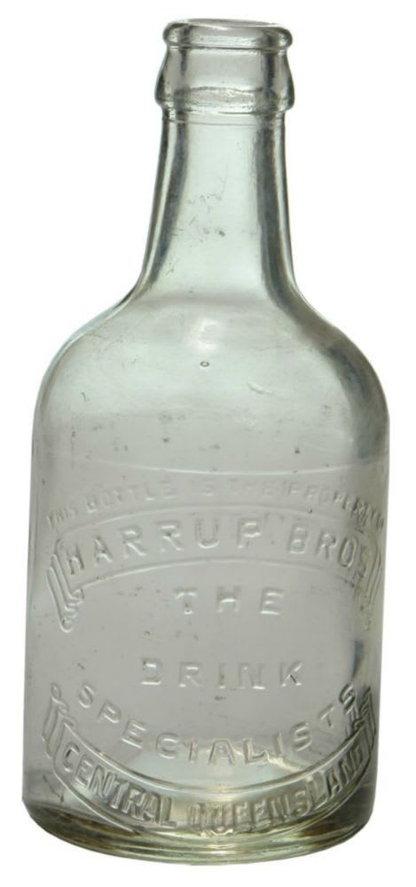 Harrup Central Queensland Crown Seal Soda Bottle