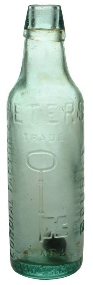 Peters Cordial Factory Bourke Key Lamont Bottle