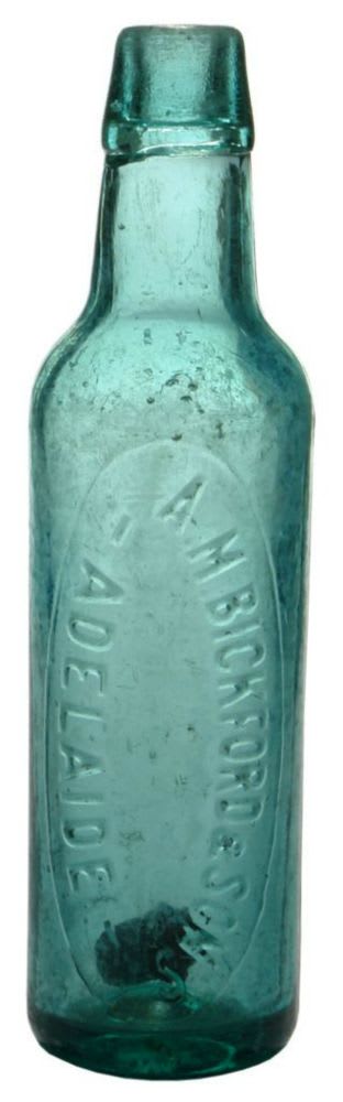 Bickford Adelaide Lamont Soda Bottle