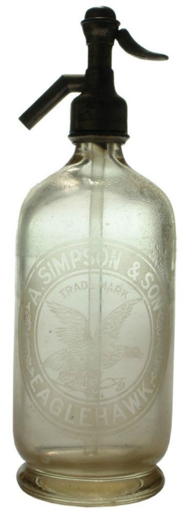 Simpson Eaglehawk Vintage Soda Syphon