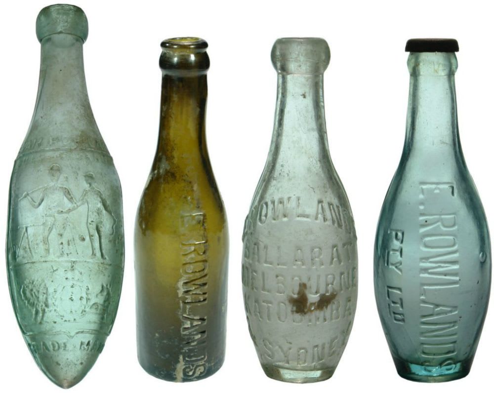 Collection Antique Rowlands Bottles