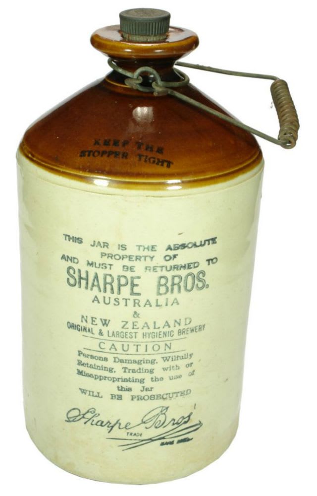 Sharpe Bros Australia New Zealand Demijohn