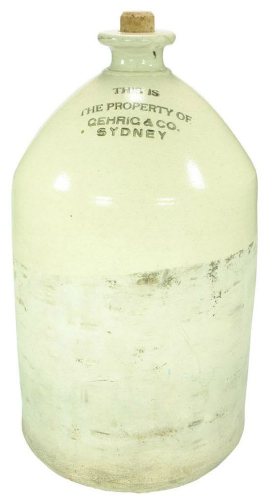 Gehrig Sydney Stoneware Wine Demijohn