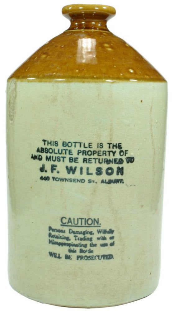 Wilson Albury Stoneware Demijohn