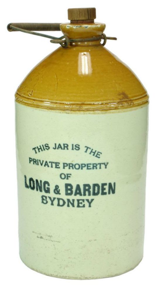 Long Barden Sydney Stoneware Demijohn