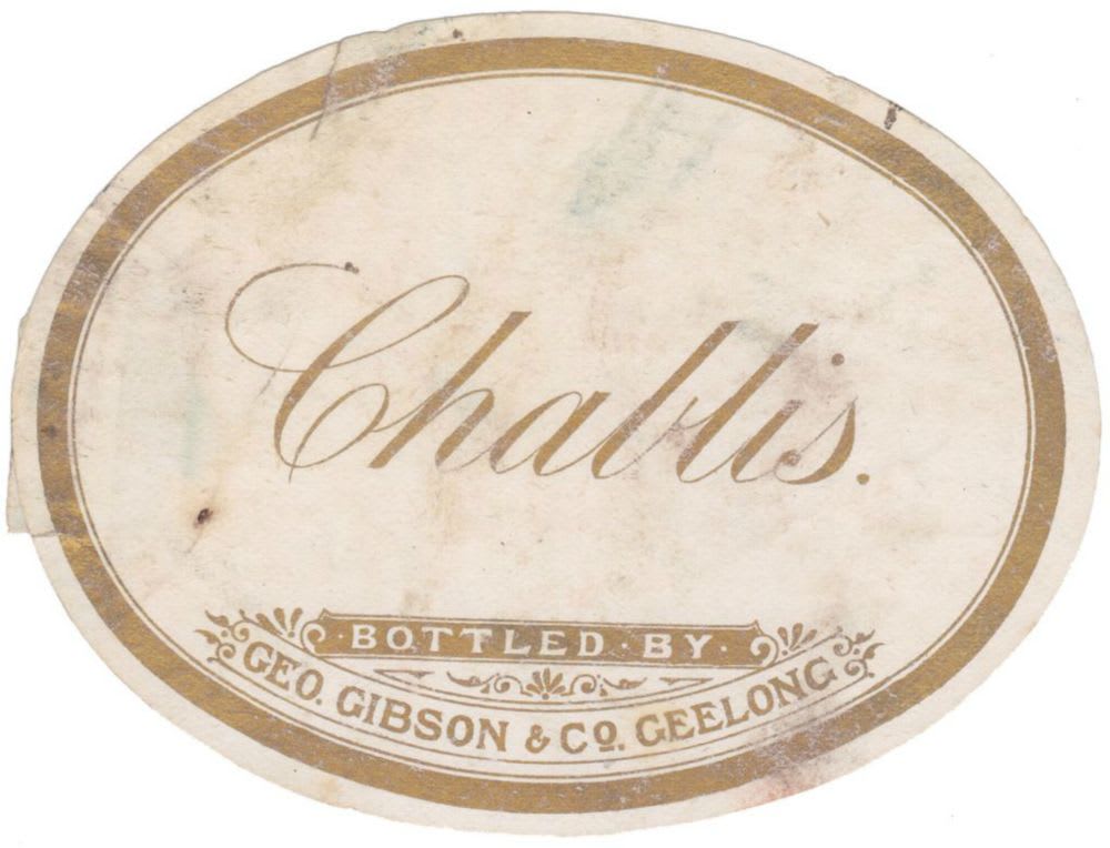 Chablis Gibson Geelong Label