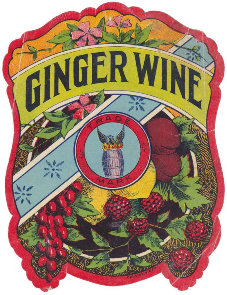 Phoenix Ballarat Brewing Ginger Wine Label