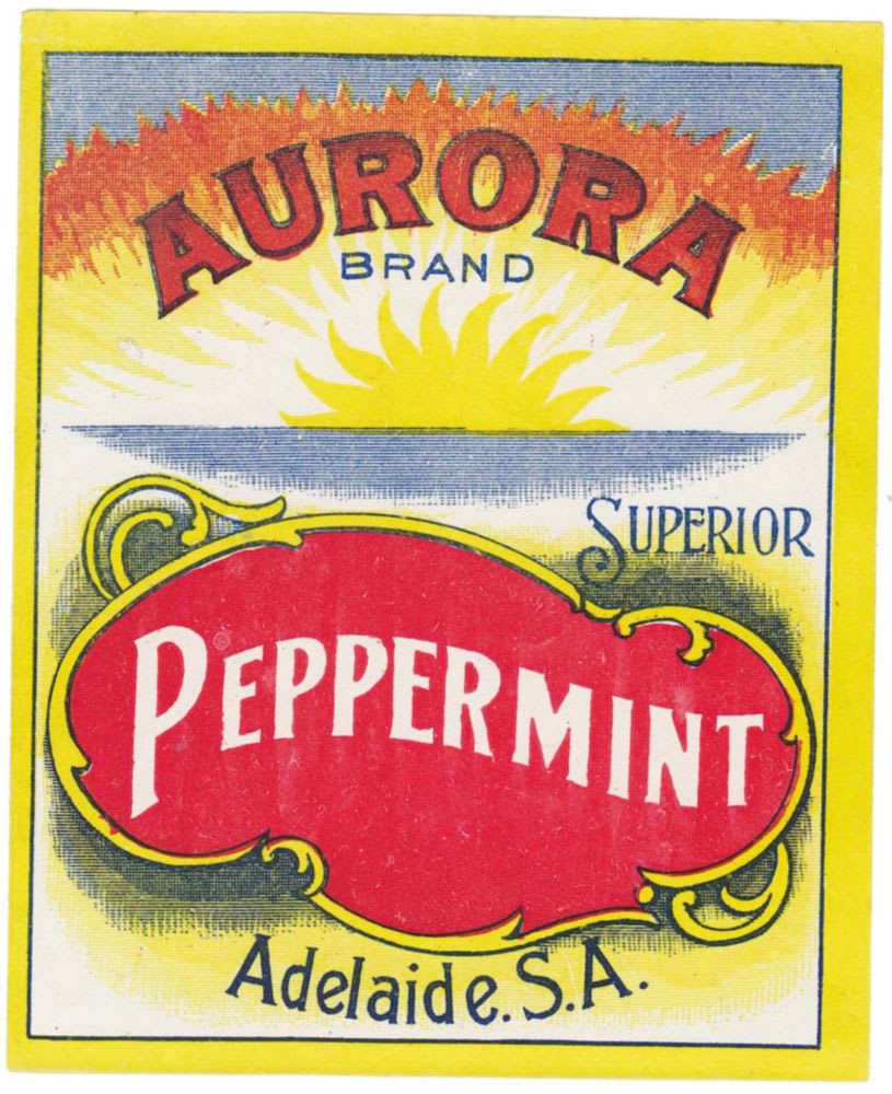 Aurora Brand Peppermint Adelaide Label