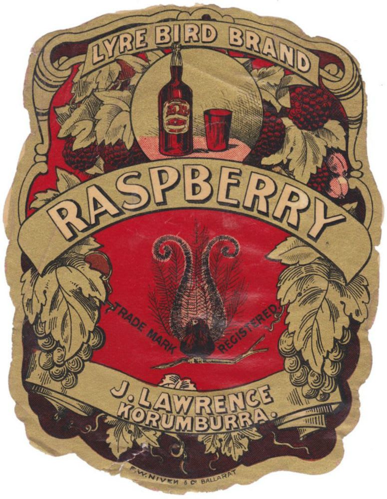 Lawrence Korumburra Raspberry Label