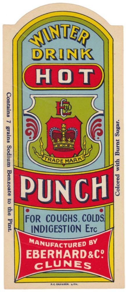 Eberhard Clunes Hot Punch Label