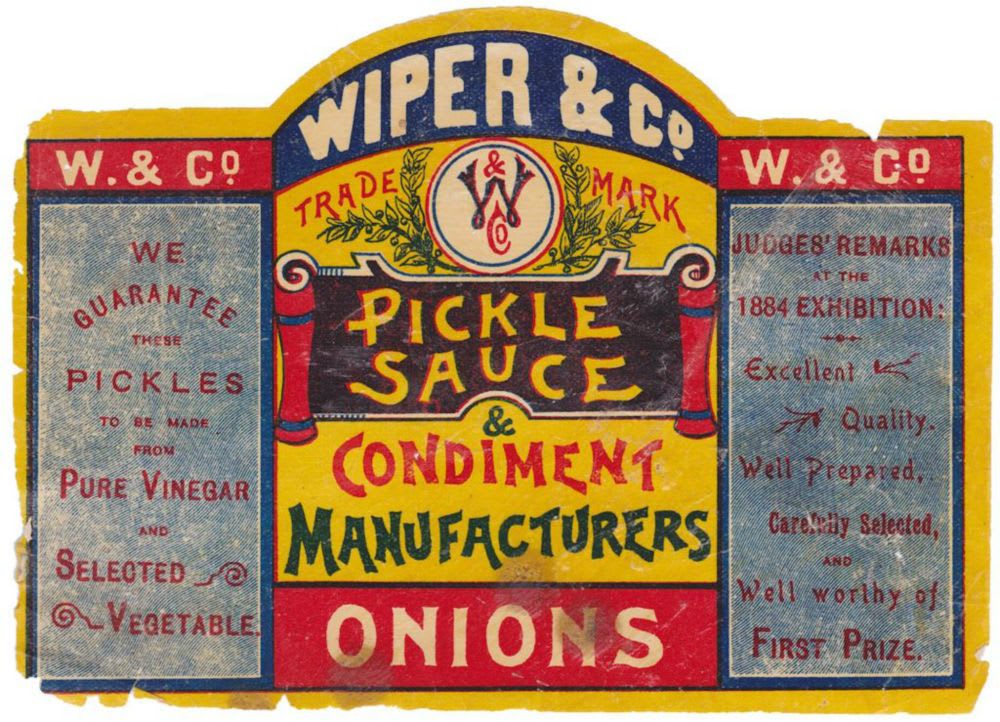 Wiper Adelaide Onions Label