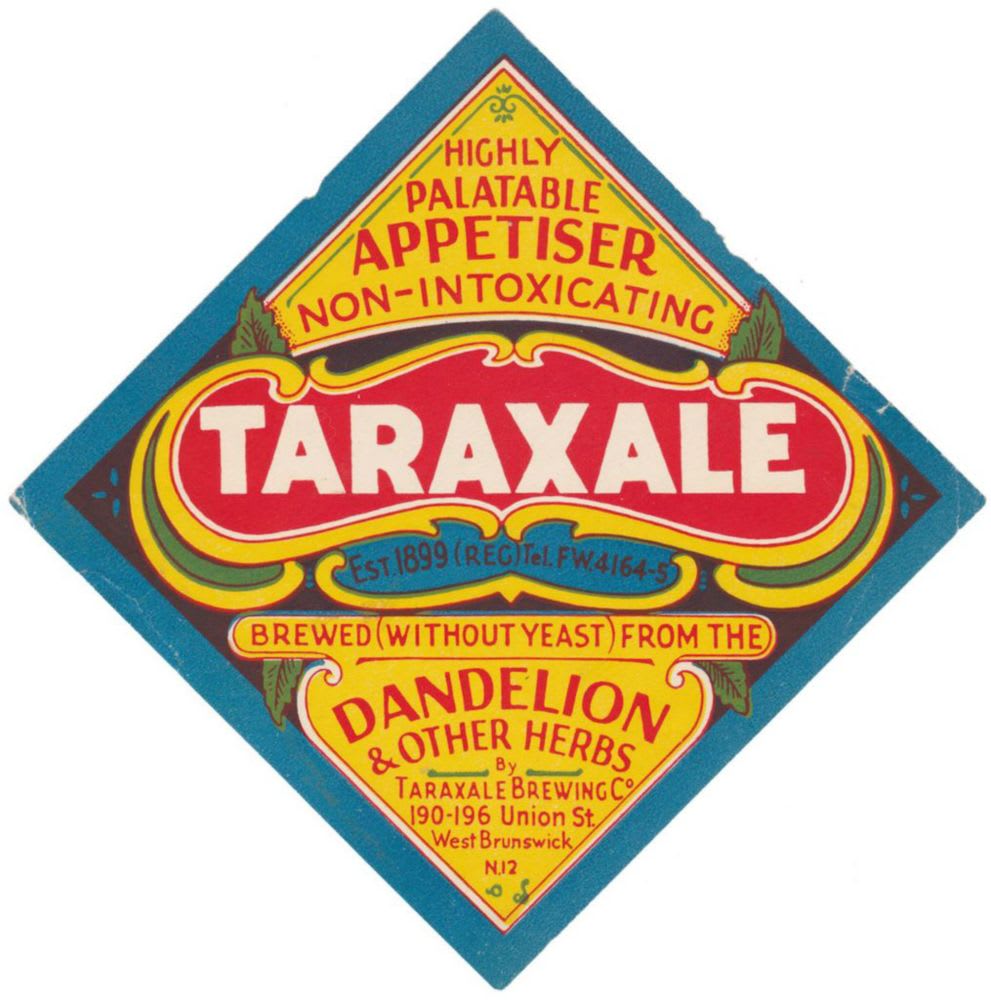 Taraxale Brewing West Brunswick Label