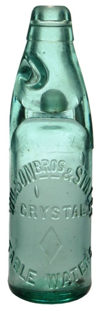 Wilson Bros Staley Crystal Codd Marble Bottle