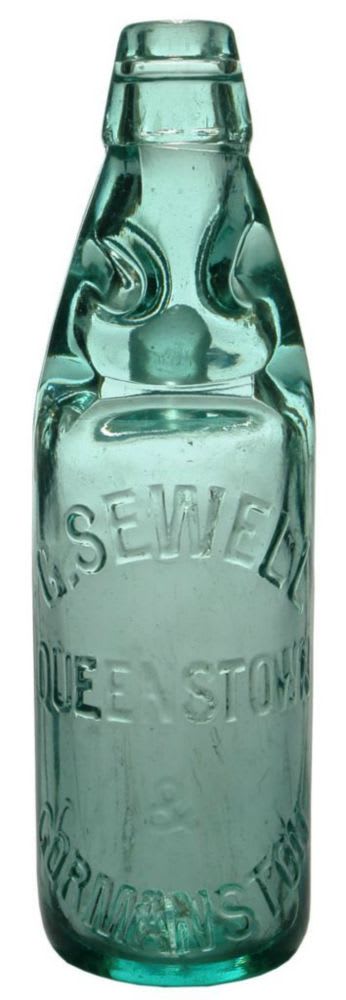Sewell Queenstown Gormanstown Codd Marble Bottle