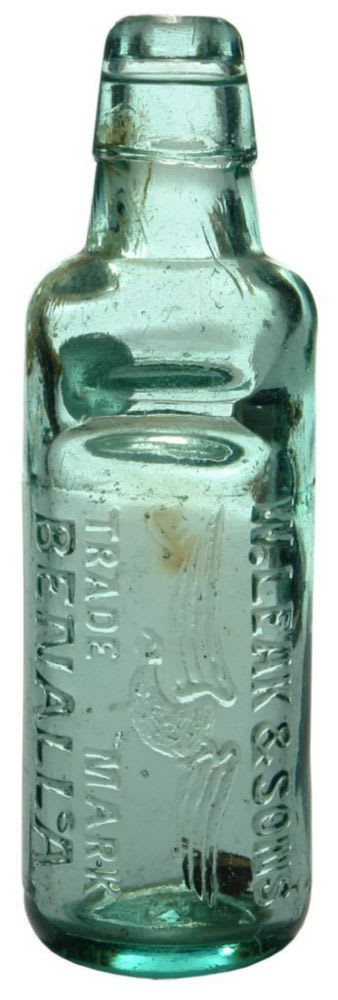 Leak Benalla Eagle Antique Codd Bottle