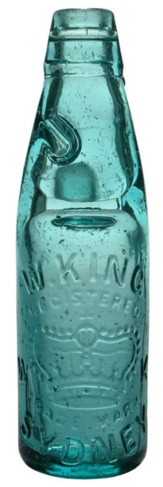 King Sydney Crown Codd Marble Bottle