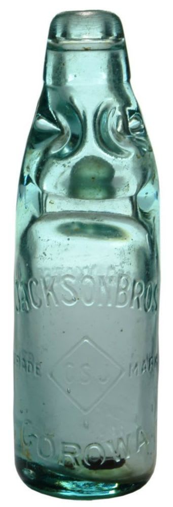 Jackson Bros Corowa Old Codd Marble Bottle