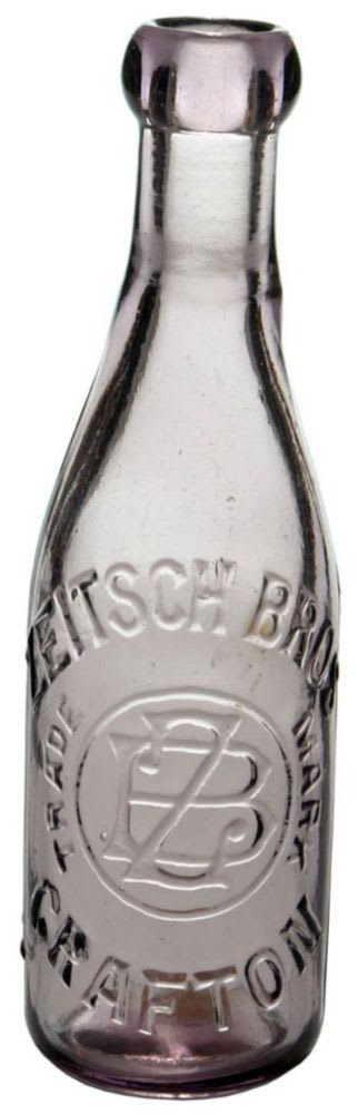 Zeitxch Bros Grafton Purple Blob Top Bottle