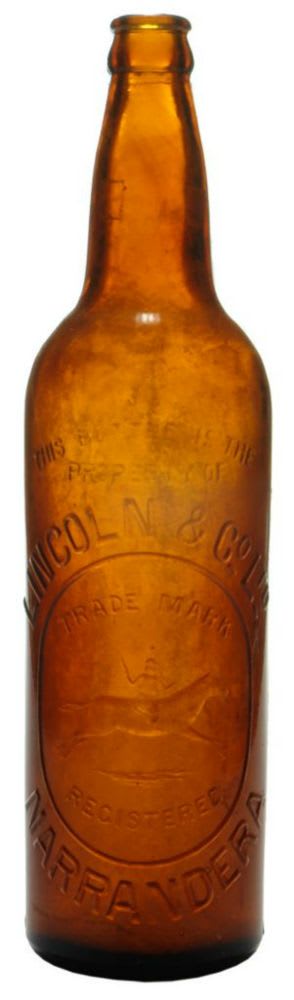 Lincoln Narrandera Stockman Zetland Beer Bottle