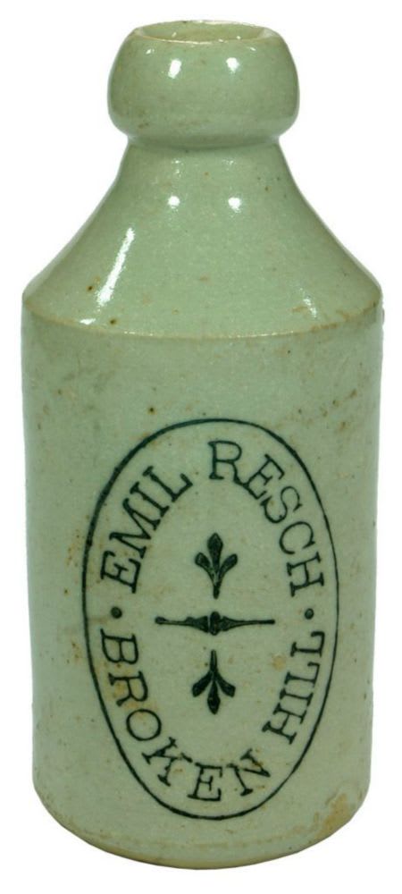 Emil Resch Broken Hill Stoneware Bottle
