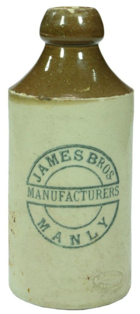 James Bros Manufacturers Manly Stone Ginger Beer