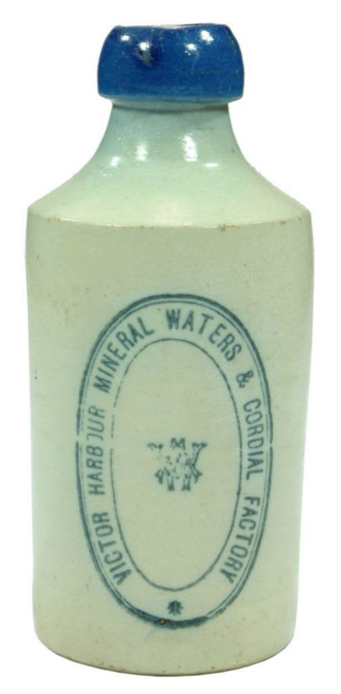 Victor Harbour mineral Waters Cordial Factory Bottle