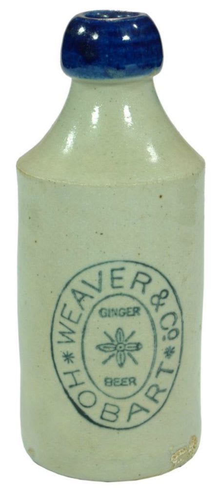 Weaver Hobart Ginger Beer Antique Bottle