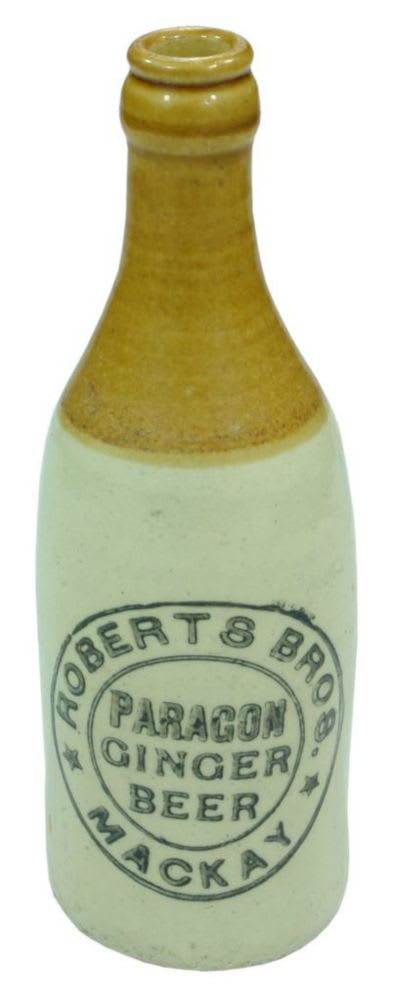 Roberts Bros Paragon Ginger Beer Mackay Bottle