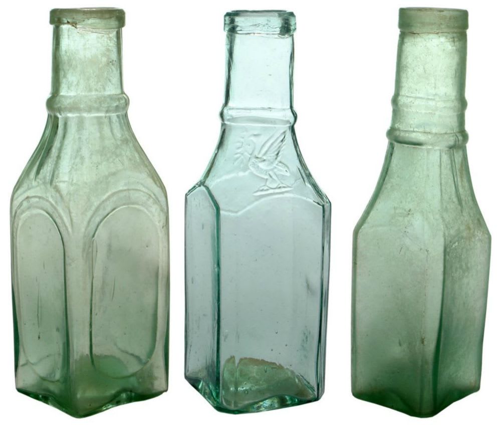 Collection Antique Pickle Bottles